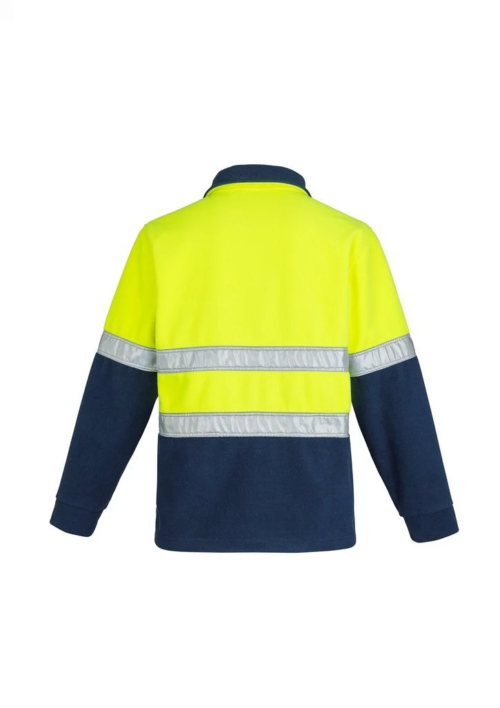 Mens Hi Vis Fleece Jumper - Hoop Taped