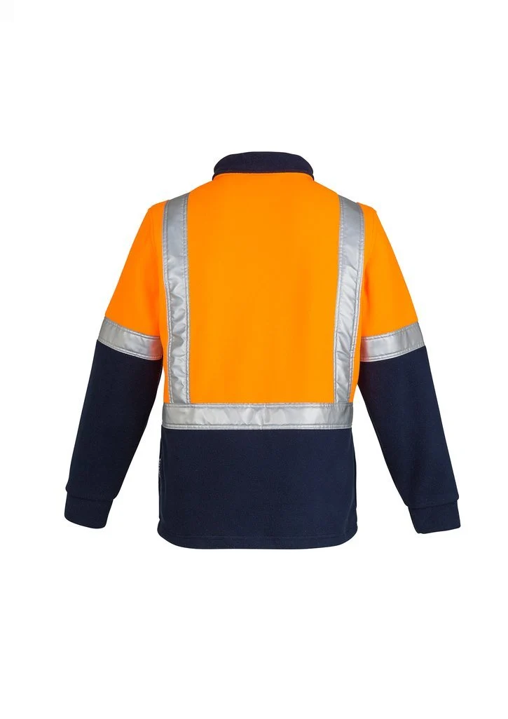 Mens Hi Vis Fleece Jumper - Shoulder Taped