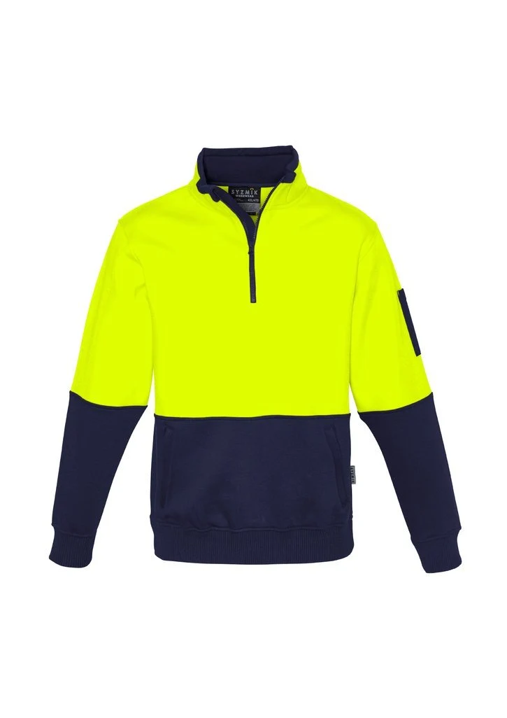 Unisex Hi Vis Half Zip Pullover