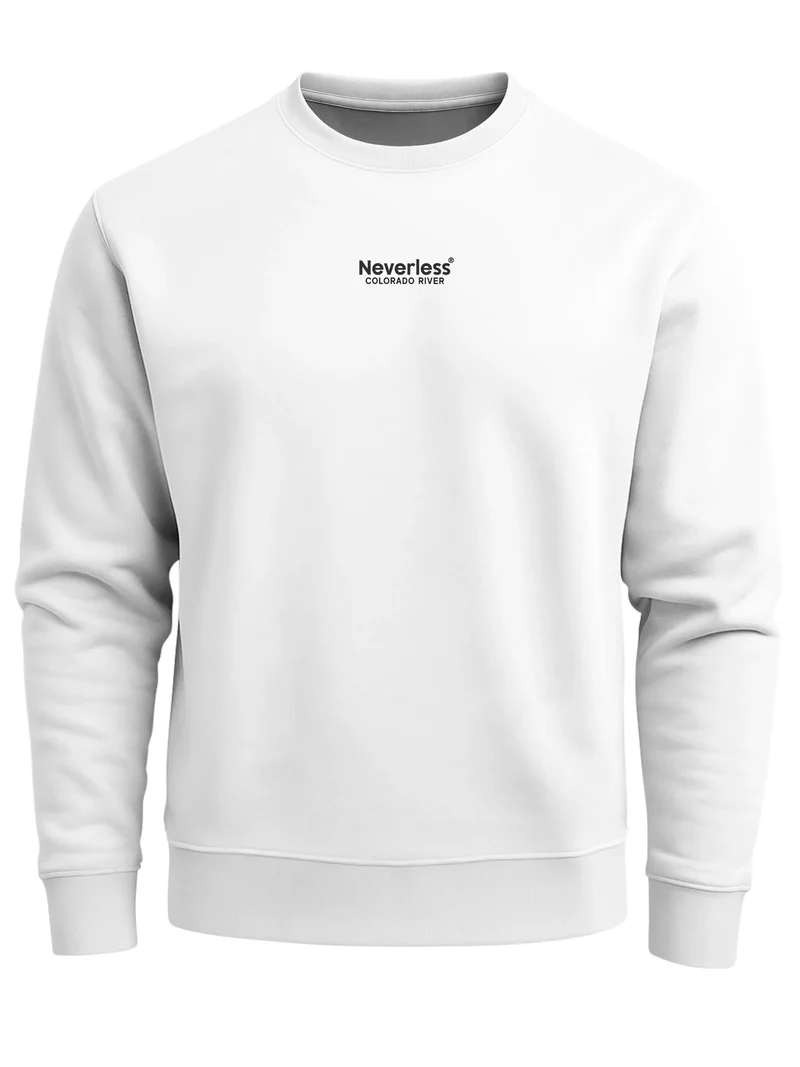 Sweatshirt Herren Pullover mit Backprint mit Canyon-Motiv Lake Powell Graphic Print Fashion Outdoor Streetwear