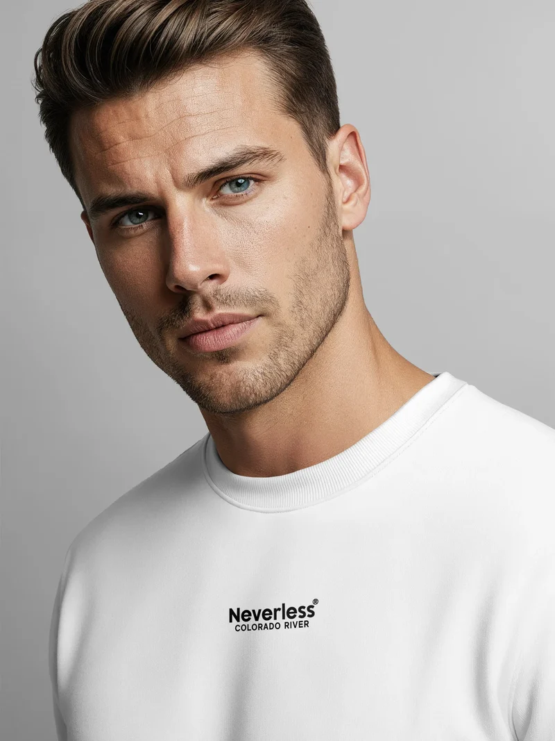 Sweatshirt Herren Pullover mit Backprint mit Canyon-Motiv Lake Powell Graphic Print Fashion Outdoor Streetwear