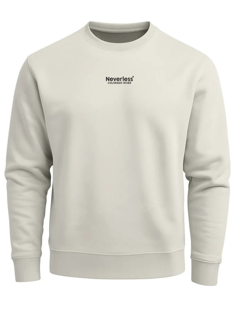Sweatshirt Herren Pullover mit Backprint mit Canyon-Motiv Lake Powell Graphic Print Fashion Outdoor Streetwear