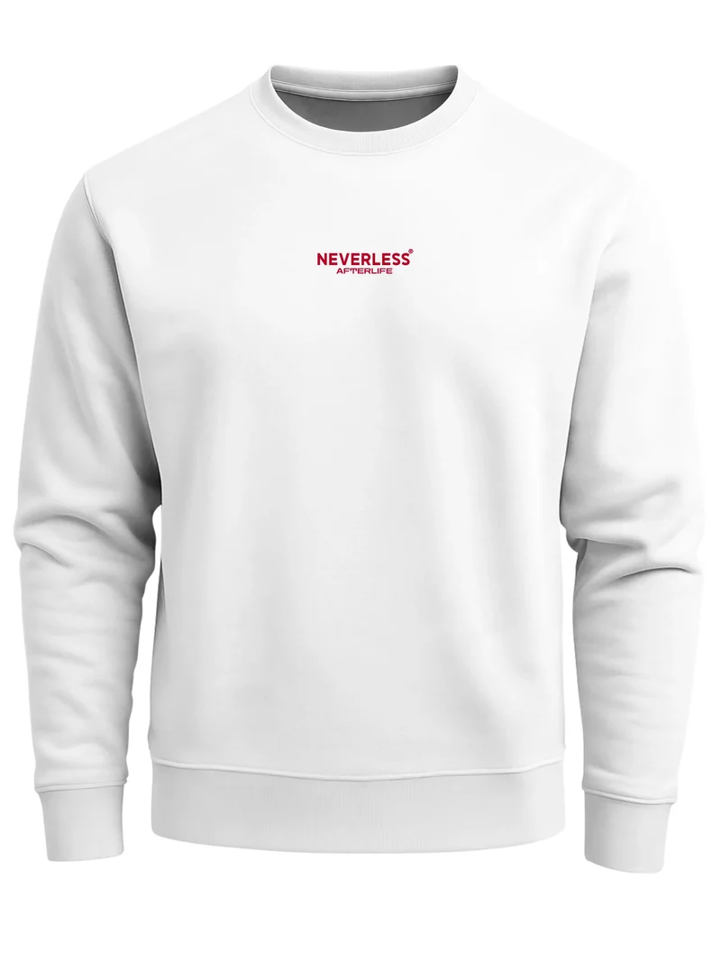 Sweatshirt Herren Pullover mit Backprint Japan Motiv Red Spider Lilies Afterlife Design von Asia Style Streetwear