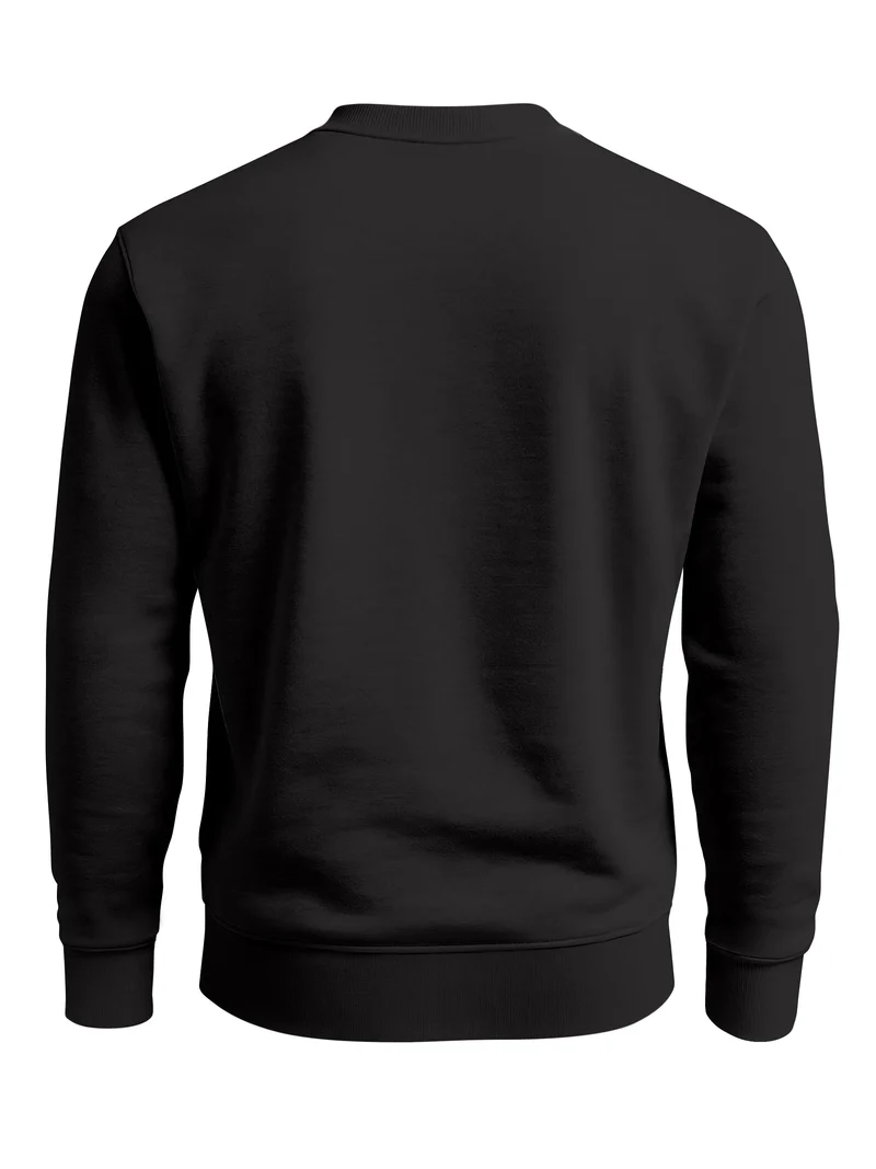 Sweatshirt Herren ohne Kapuze Spruch End of your comfort Zone Pullover Graphic Fashion Streetwear