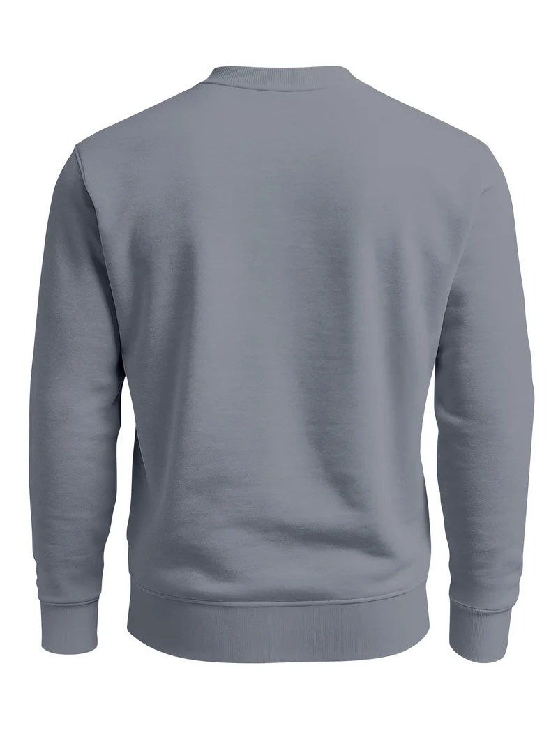Sweatshirt Herren ohne Kapuze Spruch End of your comfort Zone Pullover Graphic Fashion Streetwear