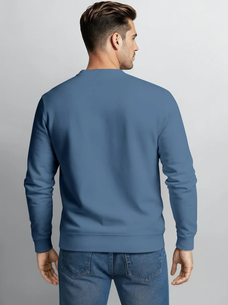 Sweatshirt Herren ohne Kapuze Spruch End of your comfort Zone Pullover Graphic Fashion Streetwear