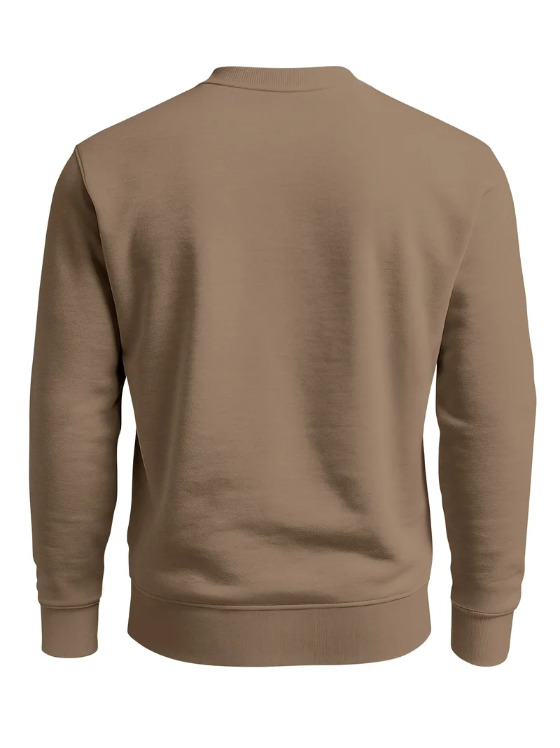 Sweatshirt Herren ohne Kapuze Spruch End of your comfort Zone Pullover Graphic Fashion Streetwear