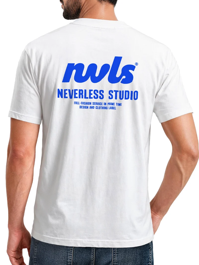 Herren T-Shirt Backprint - Design NVLS Studio - Baumwollshirt Männer Fashion Streetstyle Slim Fit