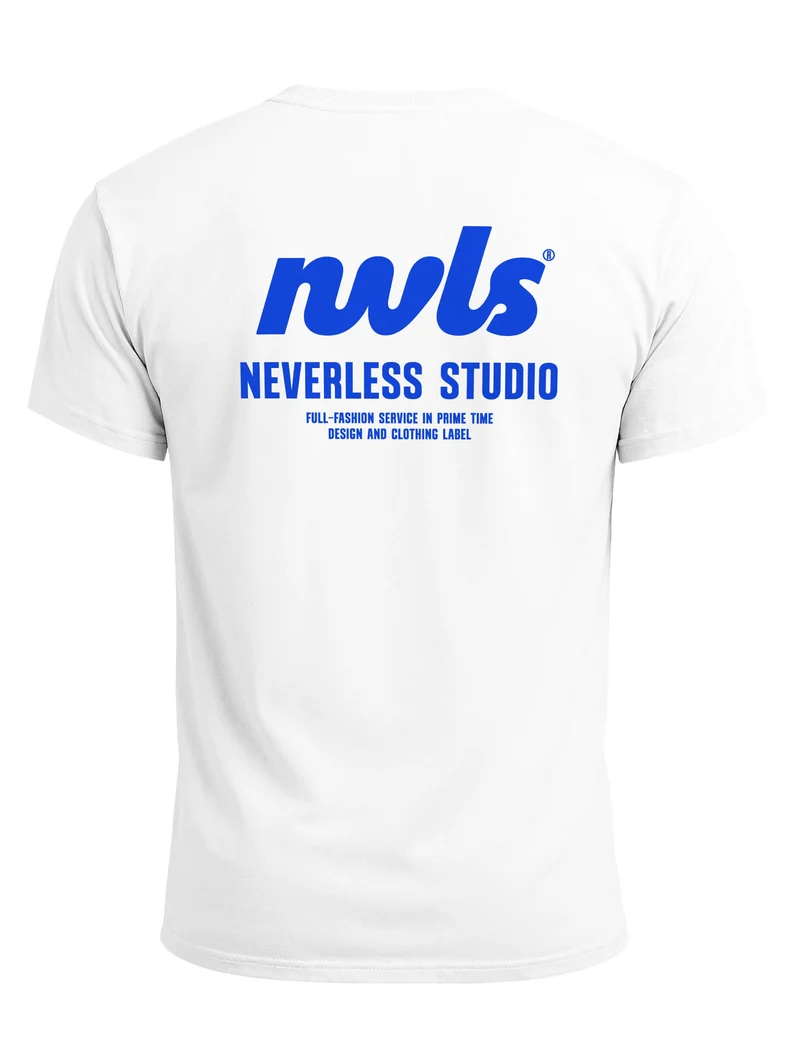 Herren T-Shirt Backprint - Design NVLS Studio - Baumwollshirt Männer Fashion Streetstyle Slim Fit