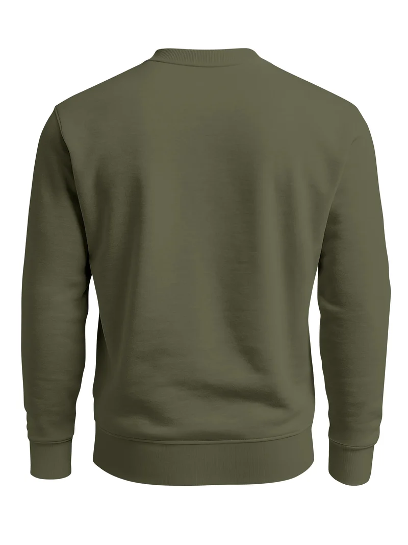Sweatshirt Herren Grafik Print Berge Frontprint Pullover mit minimalistischem Natur-Aufdruck Fashion Streetwear