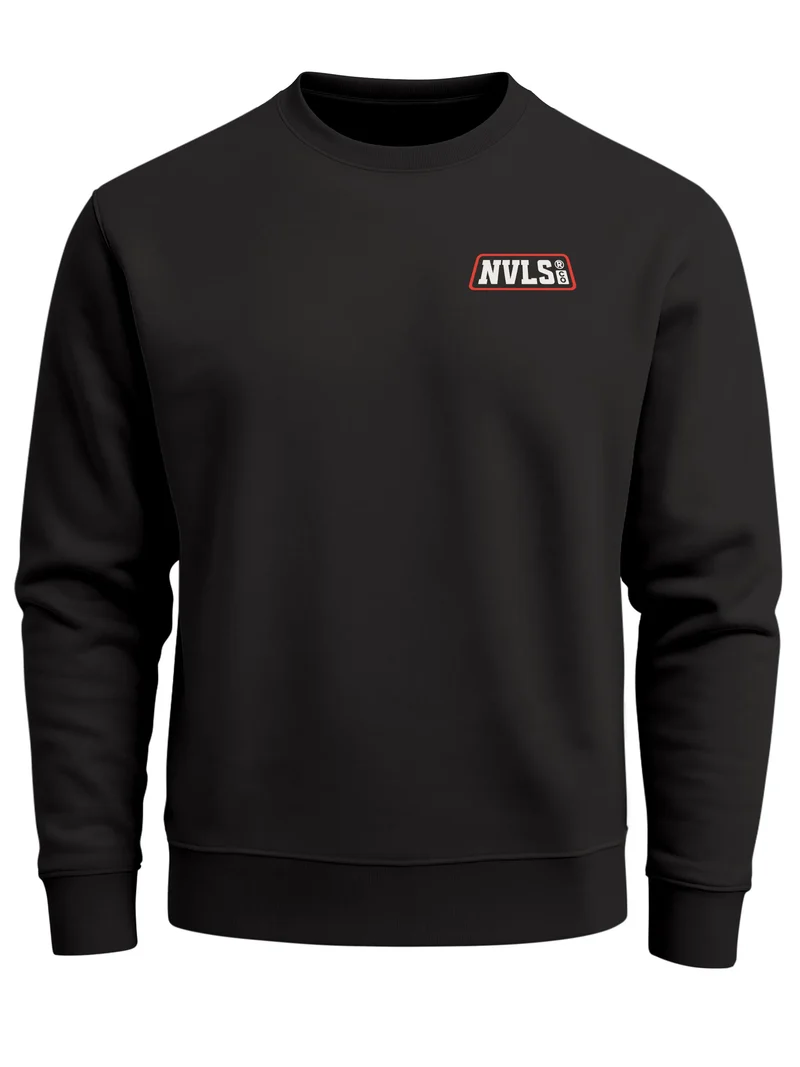 Sweatshirt Herren Pullover Backprint Adventure Badge Outdoor Nature Fashion Männer Streetwear