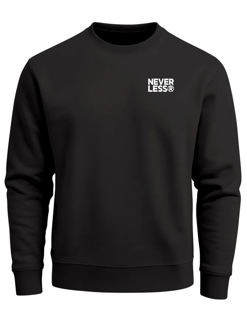 Sweatshirt Herren Pullover mit Backprint Typographie Outdoor Topografie Grafik Fashion Streetwear