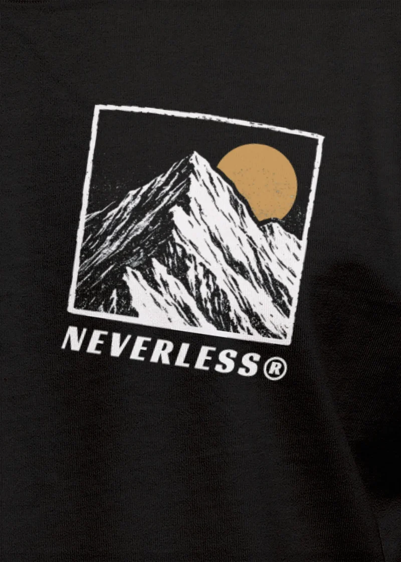 Herren T-Shirt Backprint Mountain Adventure Grafik Outdoor Nature Fashion Streetstyle Männer