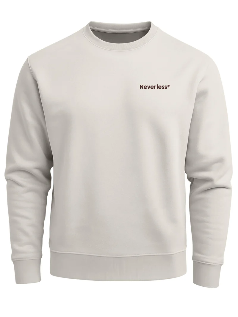 Herren Sweatshirt More Espresso Backprint Regular Fit