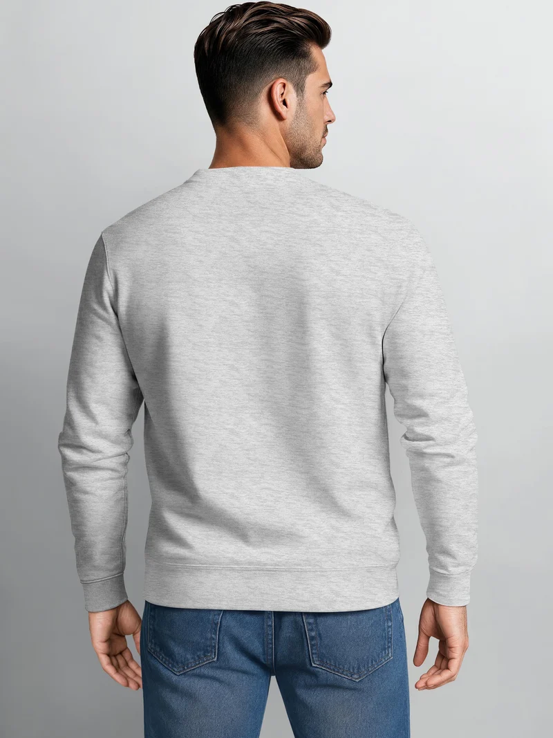 Herren Sweatshirt NVLS Worldwide Logo Regular Fit