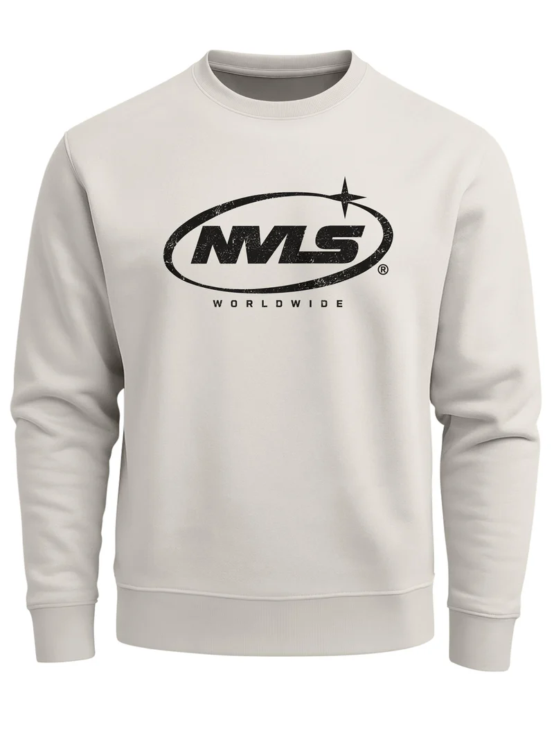 Herren Sweatshirt NVLS Worldwide Logo Regular Fit