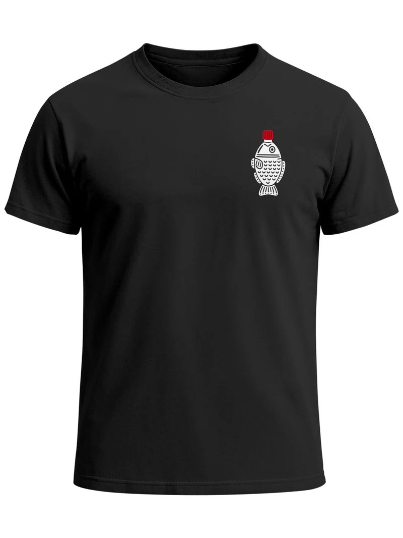 Herren T-Shirt Frontprint - Design Soy Sauce - Baumwollshirt Männer Fashion Streetstyle Slim Fit