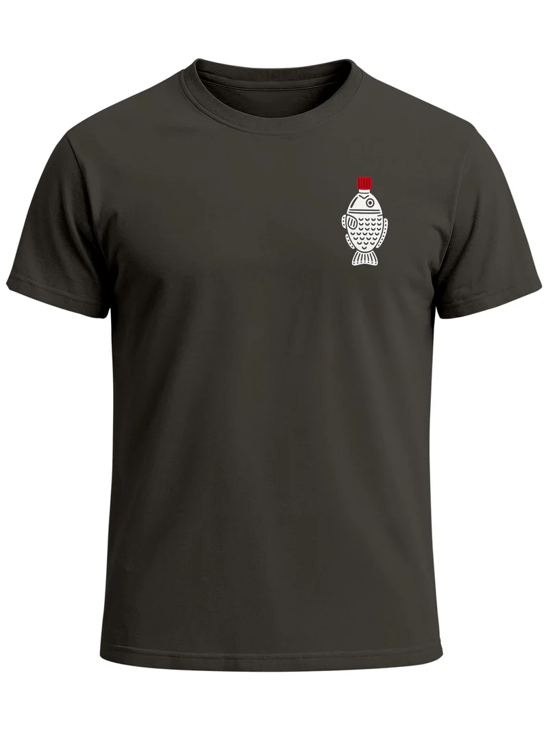 Herren T-Shirt Frontprint - Design Soy Sauce - Baumwollshirt Männer Fashion Streetstyle Slim Fit