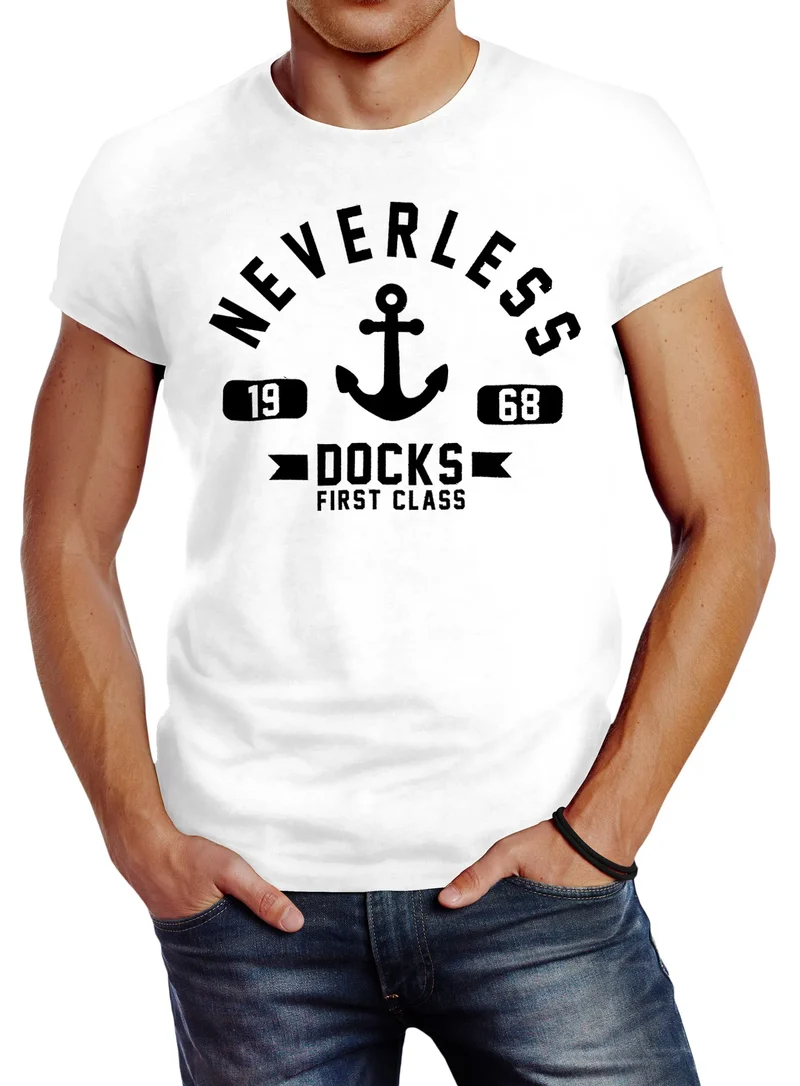 Cooles Herren T-Shirt Anker Slim Fit
