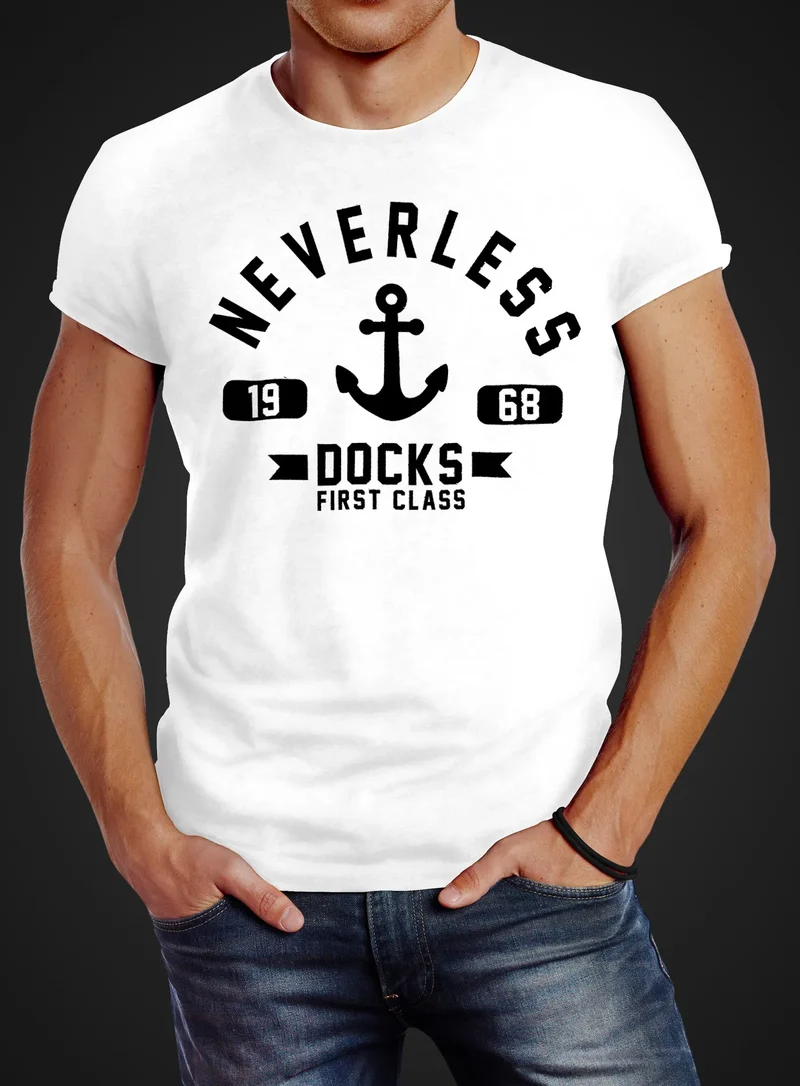 Cooles Herren T-Shirt Anker Slim Fit