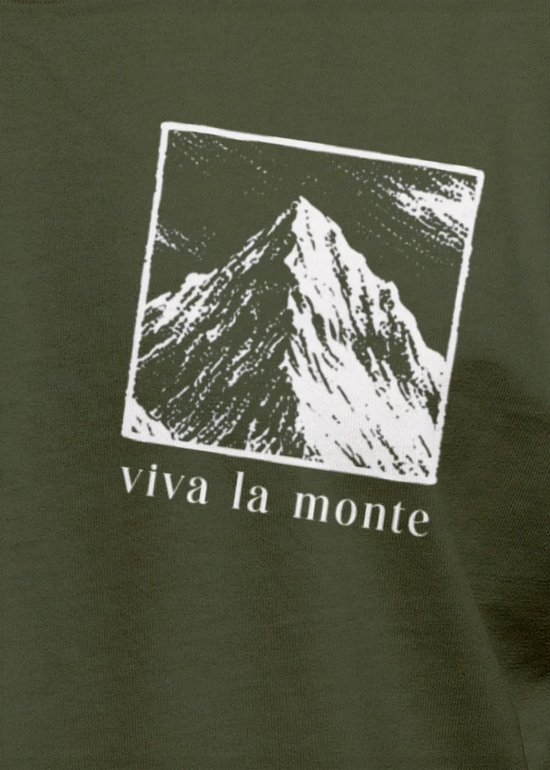 Herren T-Shirt Backprint Grafik Aufdruck Nature Outdoor Wandern Fashion Streetstyle Männer