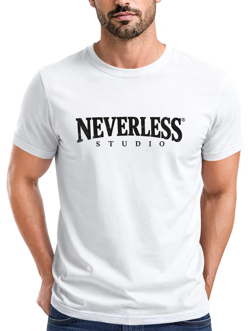 Herren T-Shirt Studio Frontprint Slim Fit