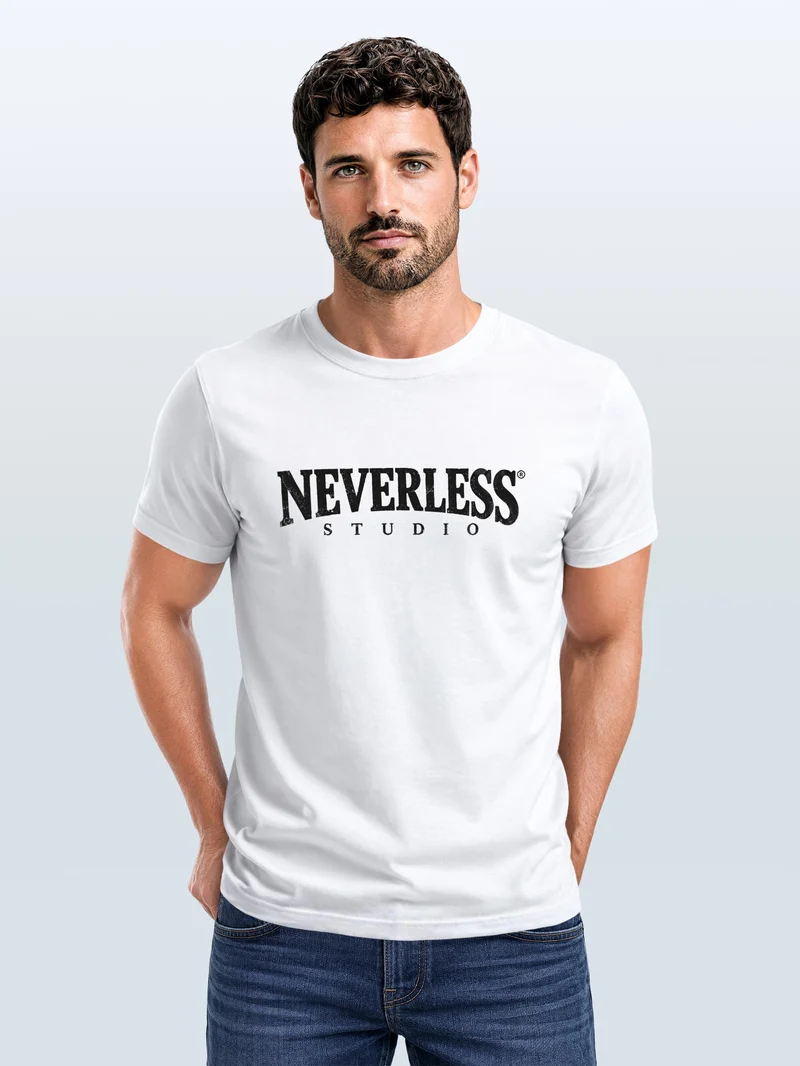 Herren T-Shirt Studio Frontprint Slim Fit