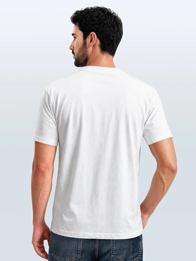 Herren T-Shirt Studio Frontprint Slim Fit