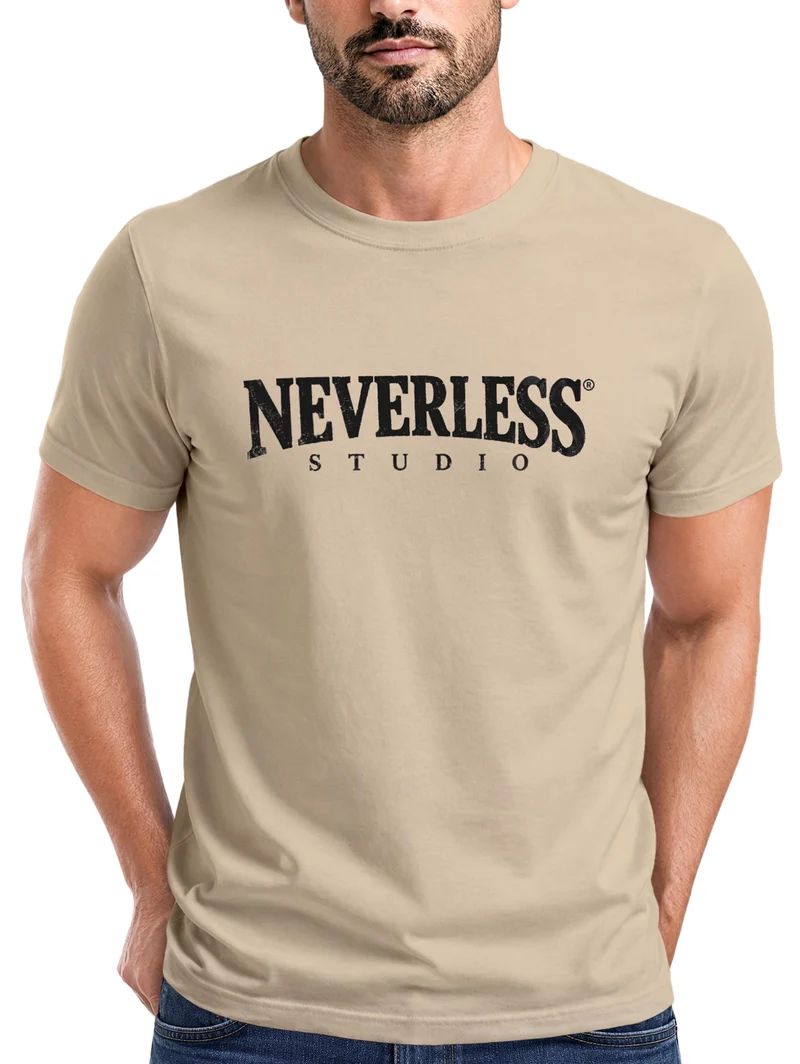 Herren T-Shirt Studio Frontprint Slim Fit