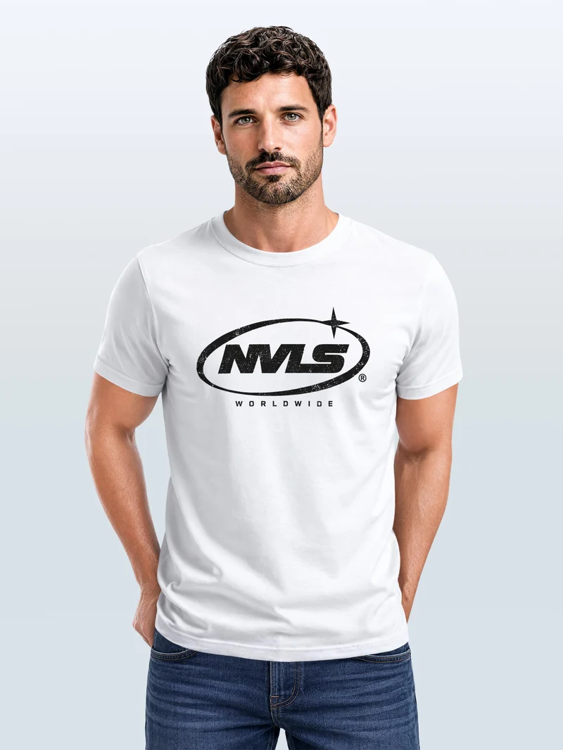Herren T-Shirt NVLS Worldwide Frontprint Slim Fit