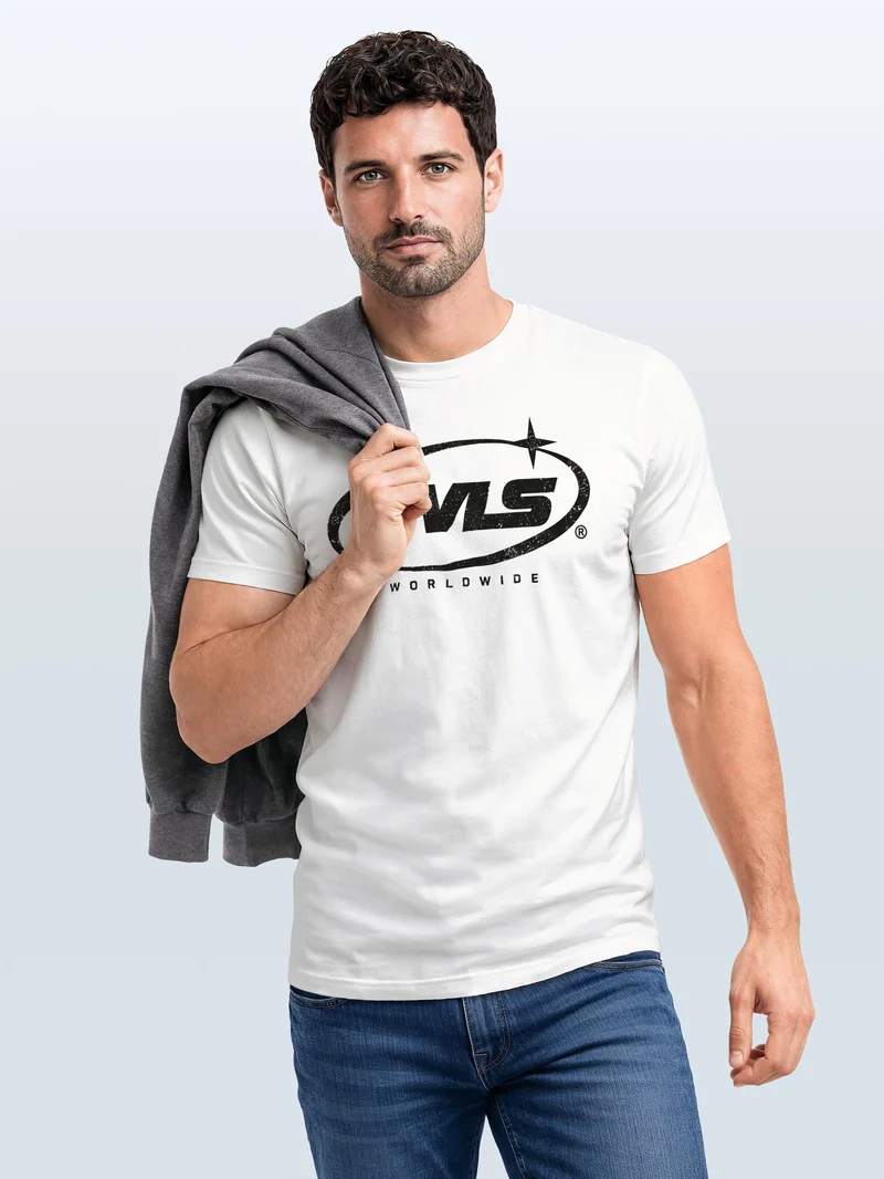 Herren T-Shirt NVLS Worldwide Frontprint Slim Fit
