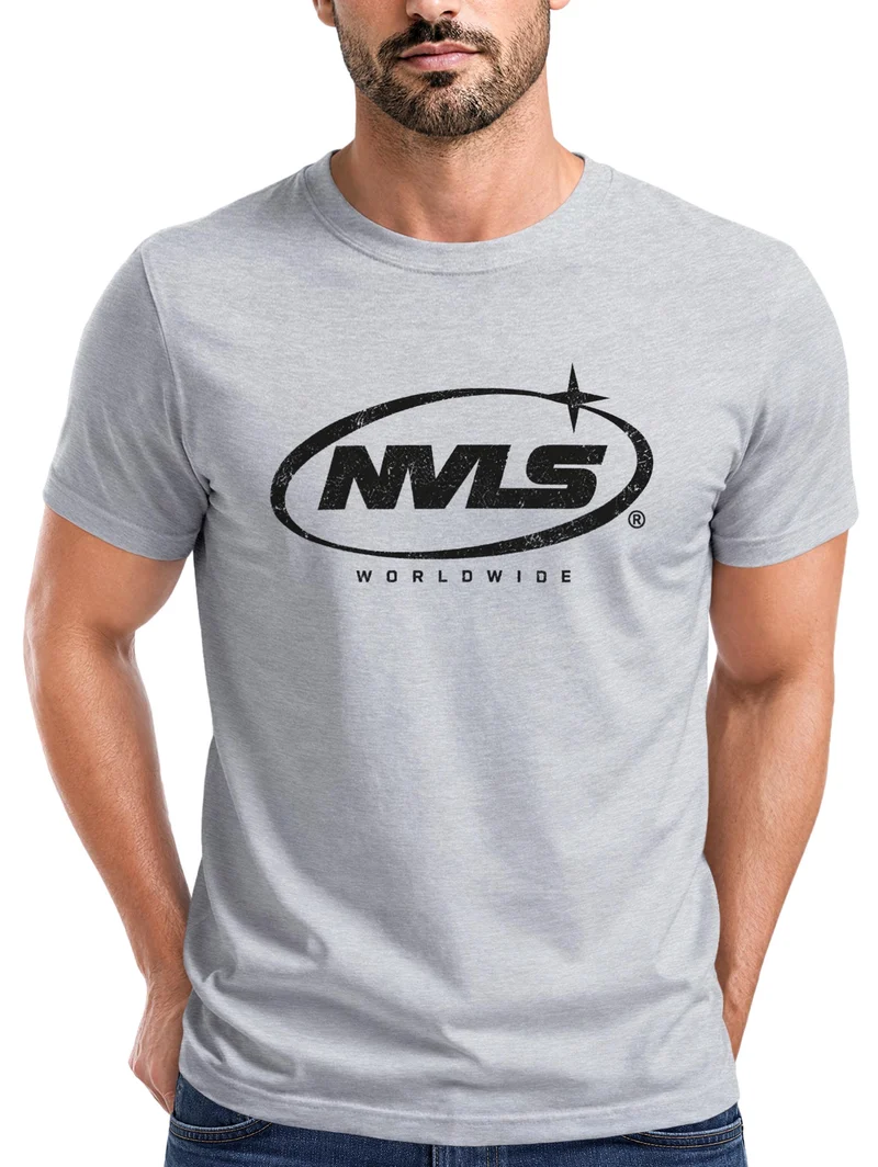 Herren T-Shirt NVLS Worldwide Frontprint Slim Fit