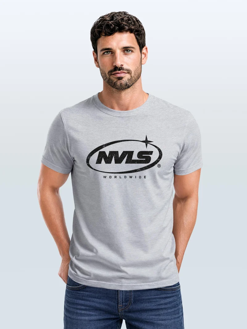 Herren T-Shirt NVLS Worldwide Frontprint Slim Fit