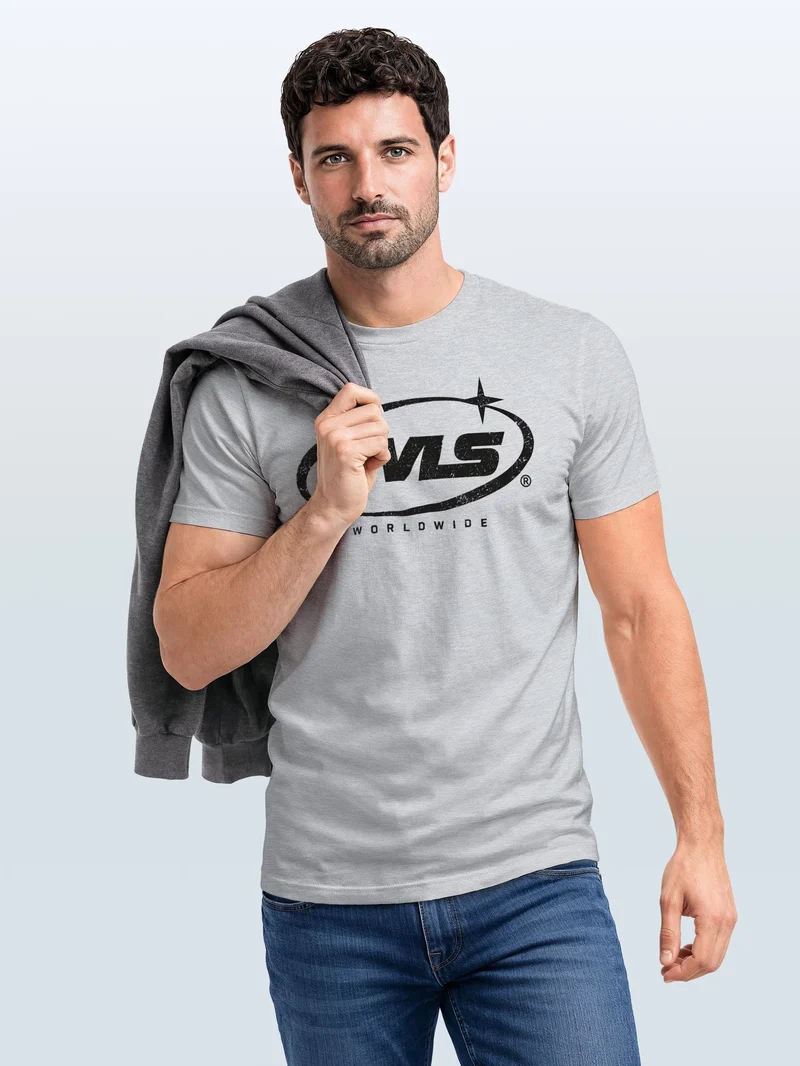 Herren T-Shirt NVLS Worldwide Frontprint Slim Fit