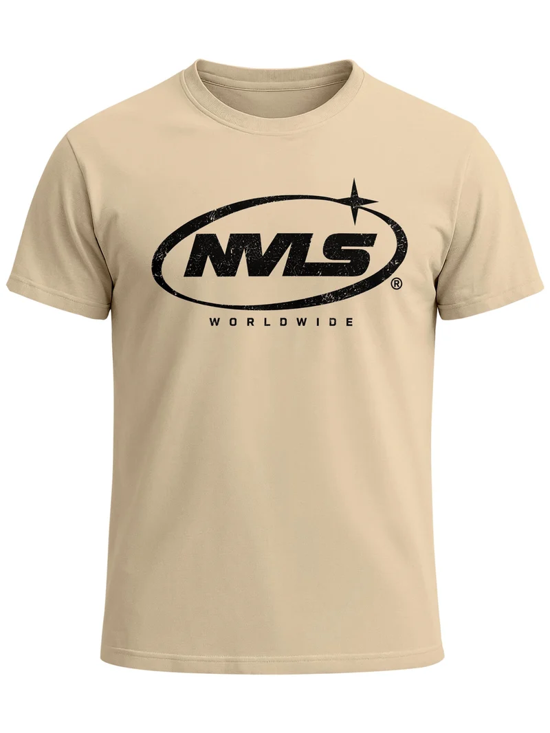 Herren T-Shirt NVLS Worldwide Frontprint Slim Fit