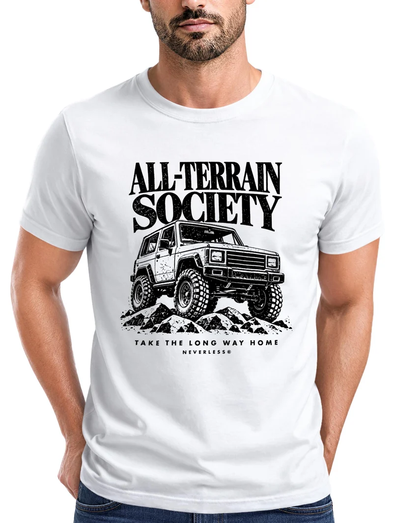 Herren T-Shirt All-Terrain Frontprint Slim Fit