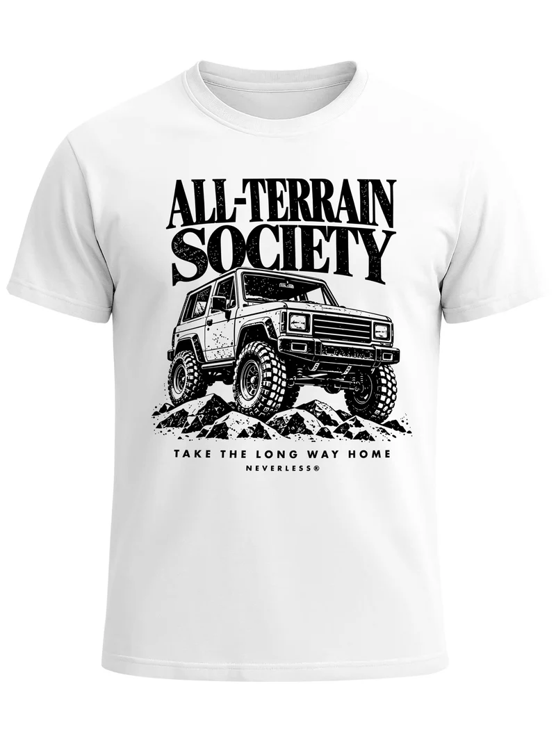 Herren T-Shirt All-Terrain Frontprint Slim Fit