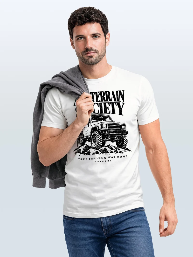 Herren T-Shirt All-Terrain Frontprint Slim Fit
