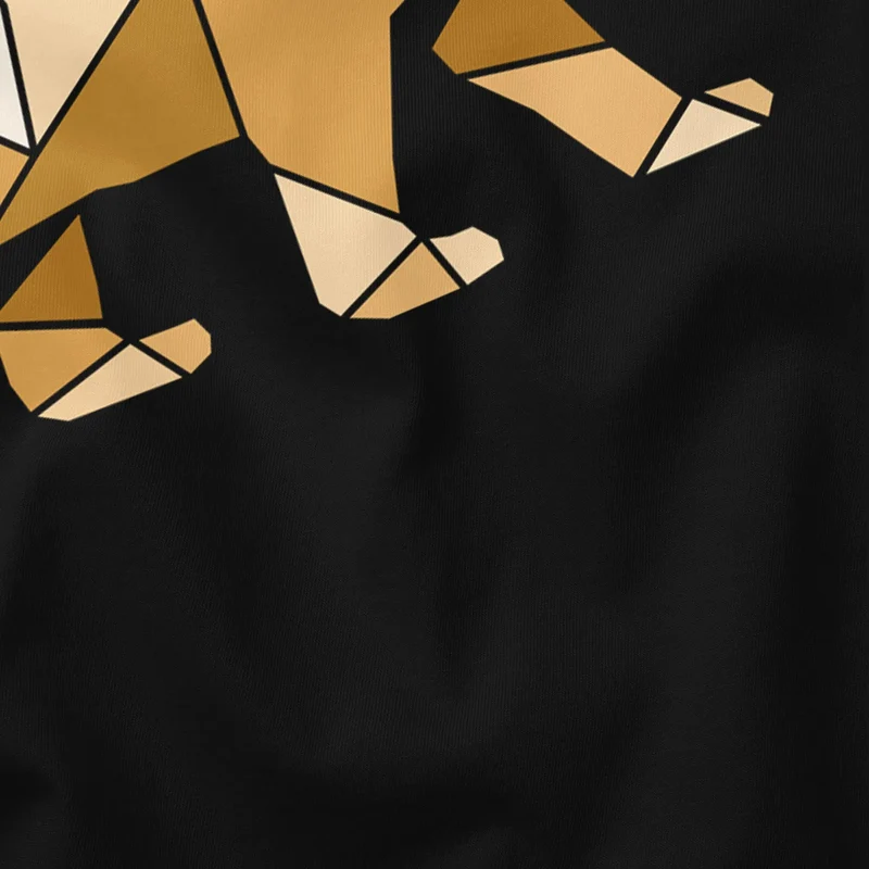 Herren T-Shirt Bär Aufdruck Grafik Outdoor Polygon Motive Printshirt Natur Fashion Streetstyle
