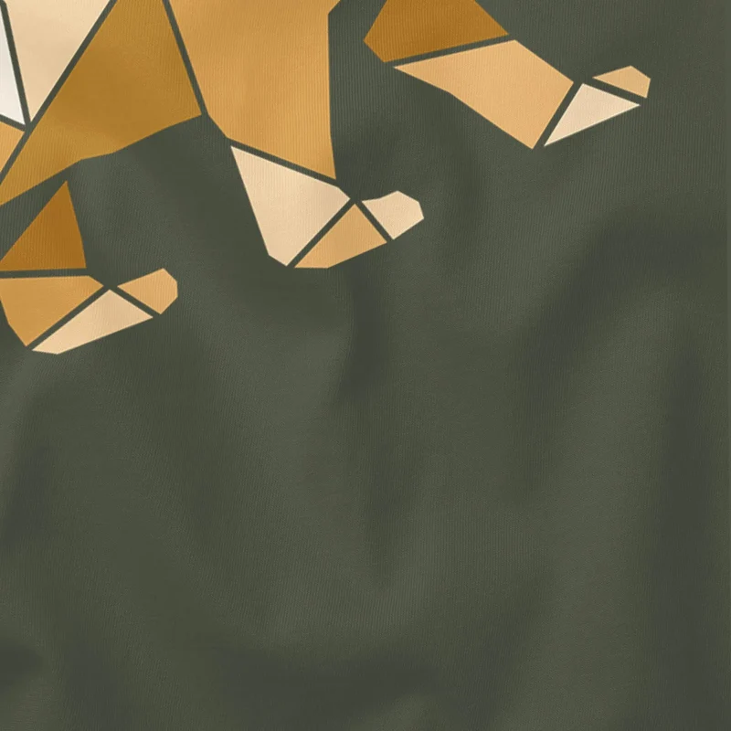 Herren T-Shirt Bär Aufdruck Grafik Outdoor Polygon Motive Printshirt Natur Fashion Streetstyle