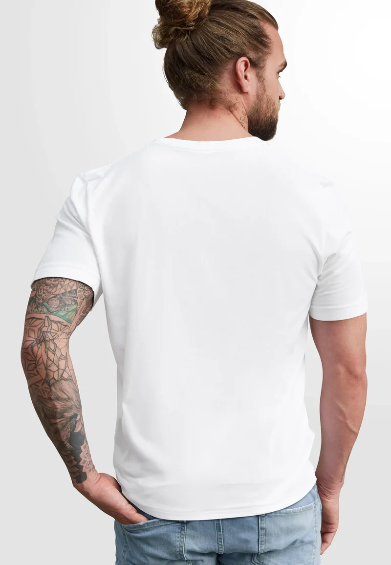 Herren T-Shirt Berge Outdoor Hillseeker Bergsteigen Wandern Geometrie Motiv Printshirt Fashion