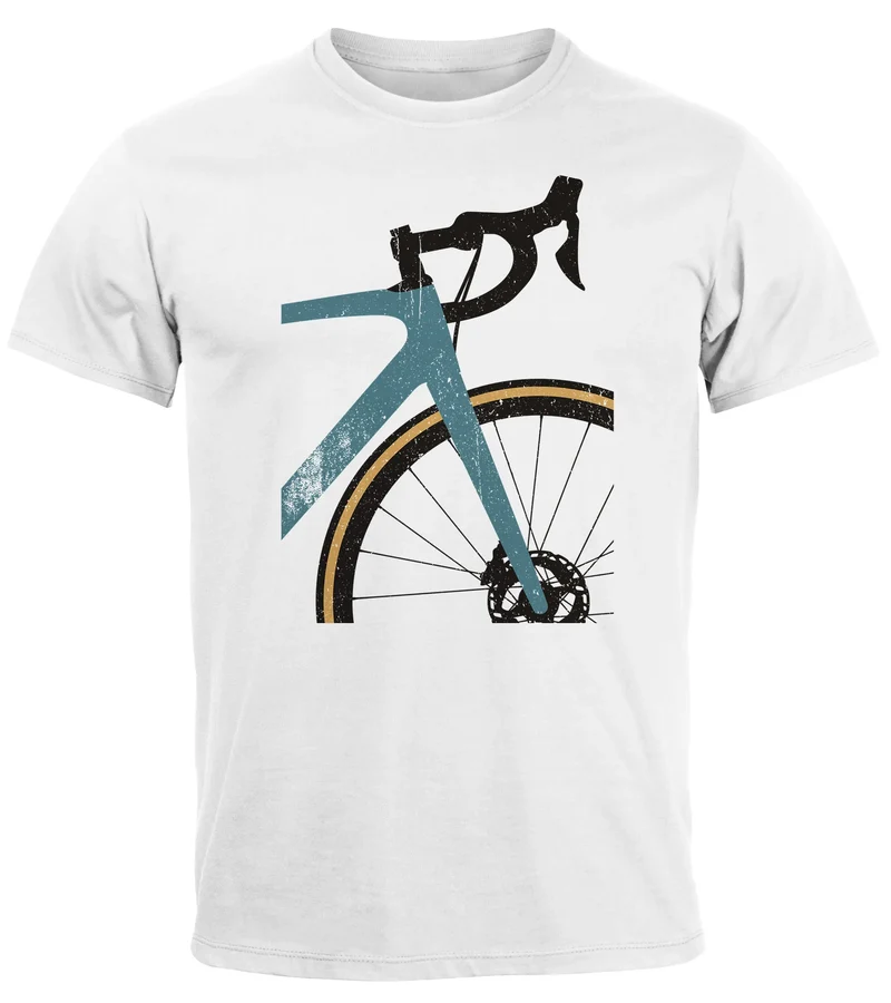Herren T-Shirt Fahrrad Bike Radfahrer Sommer Outdoor Fashion Streetstyle