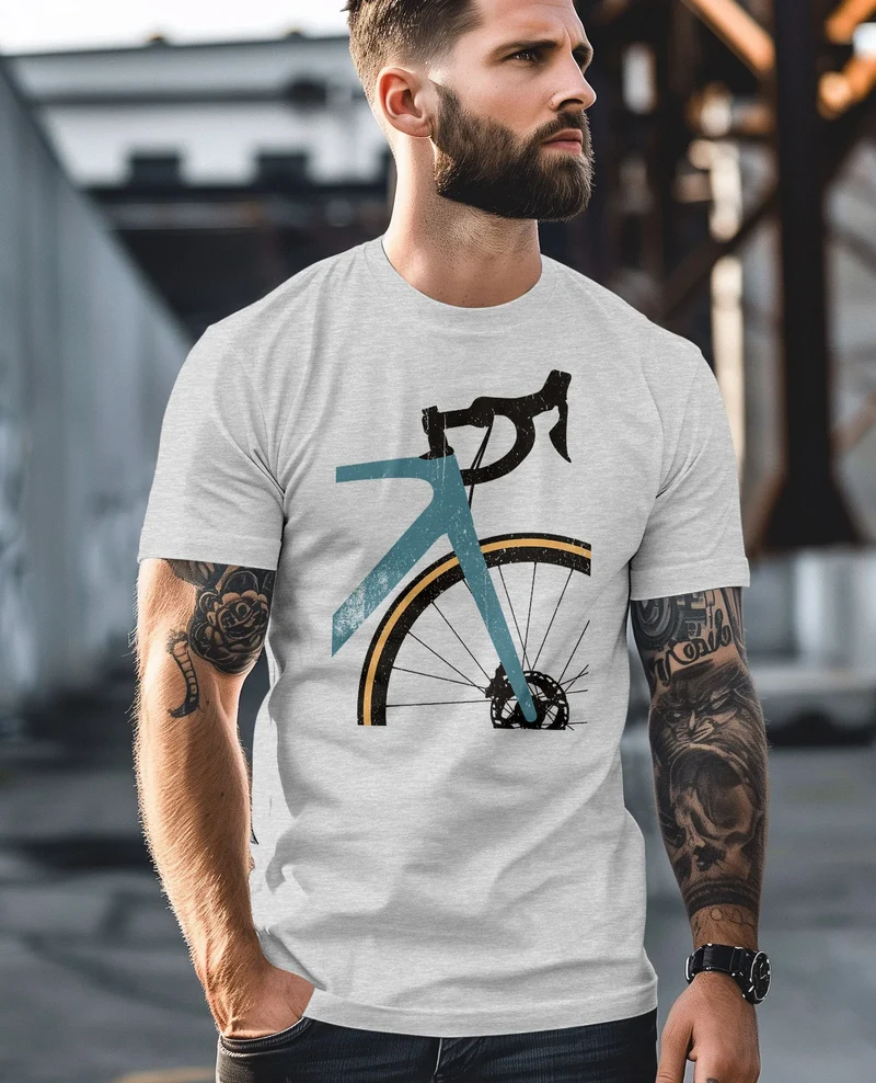 Herren T-Shirt Fahrrad Bike Radfahrer Sommer Outdoor Fashion Streetstyle