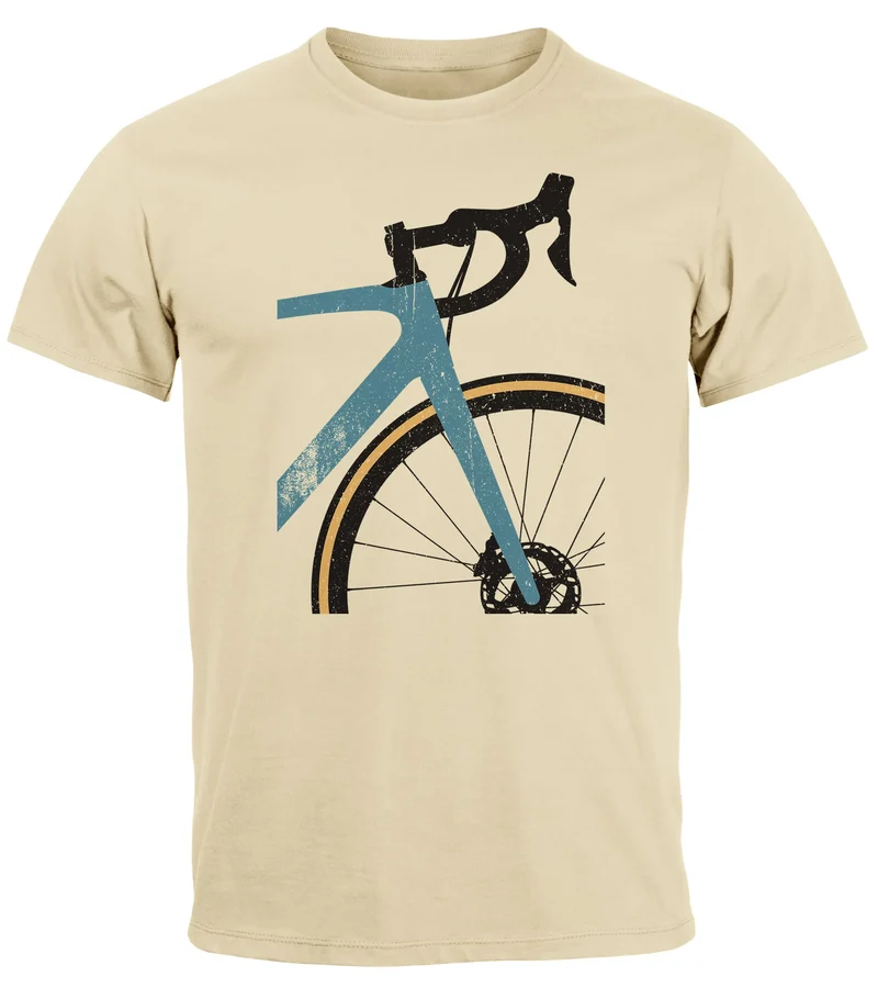 Herren T-Shirt Fahrrad Bike Radfahrer Sommer Outdoor Fashion Streetstyle