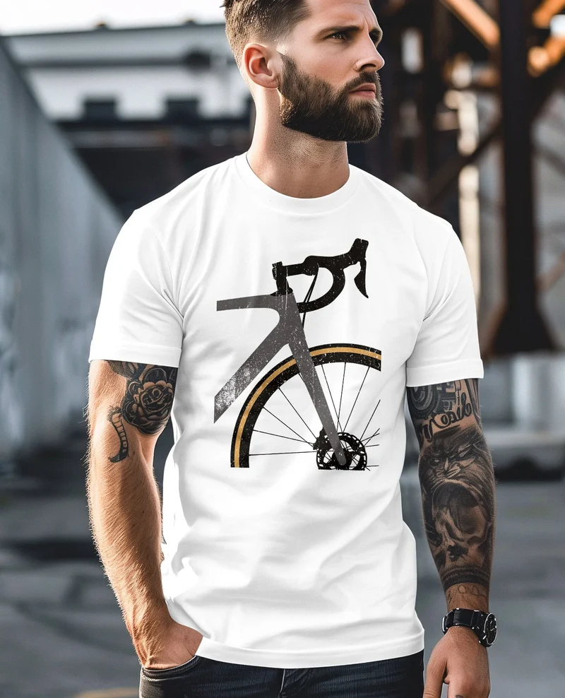 Herren T-Shirt Fahrrad Bike Radfahrer Sommer Outdoor Fashion Streetstyle