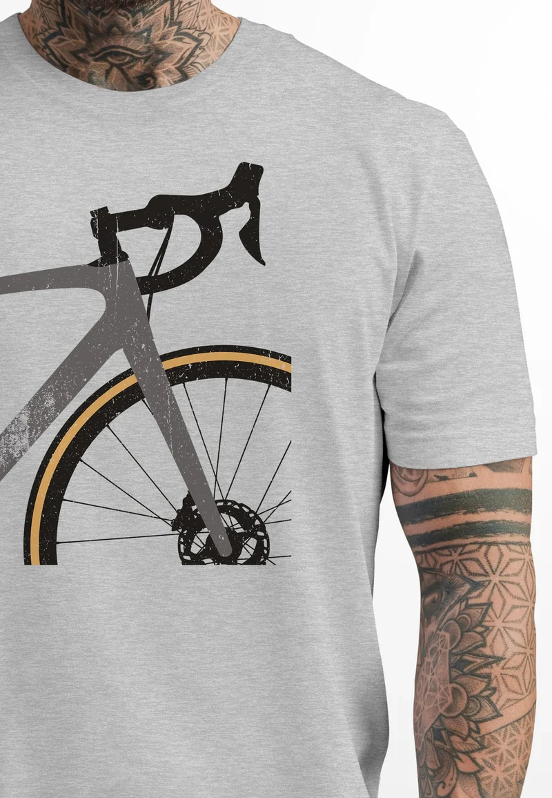Herren T-Shirt Fahrrad Bike Radfahrer Sommer Outdoor Fashion Streetstyle