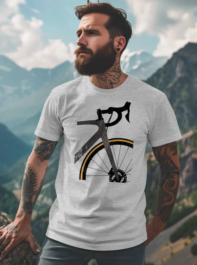 Herren T-Shirt Fahrrad Bike Radfahrer Sommer Outdoor Fashion Streetstyle