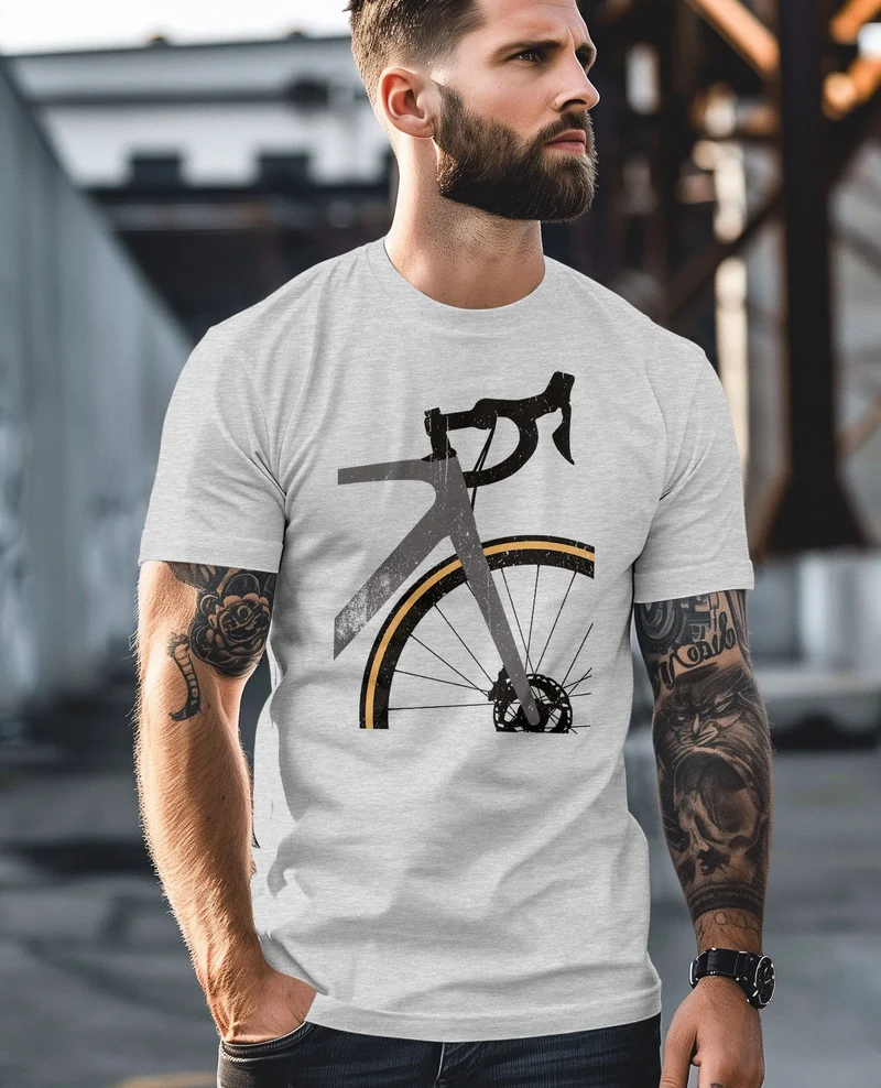 Herren T-Shirt Fahrrad Bike Radfahrer Sommer Outdoor Fashion Streetstyle