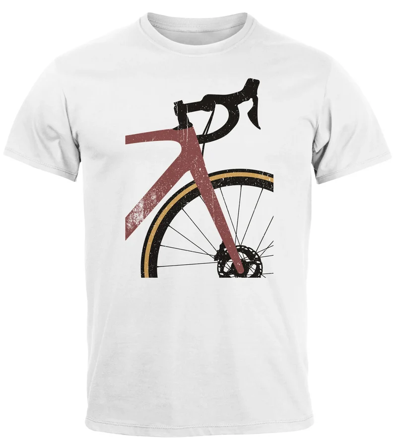 Herren T-Shirt Fahrrad Bike Radfahrer Sommer Outdoor Fashion Streetstyle