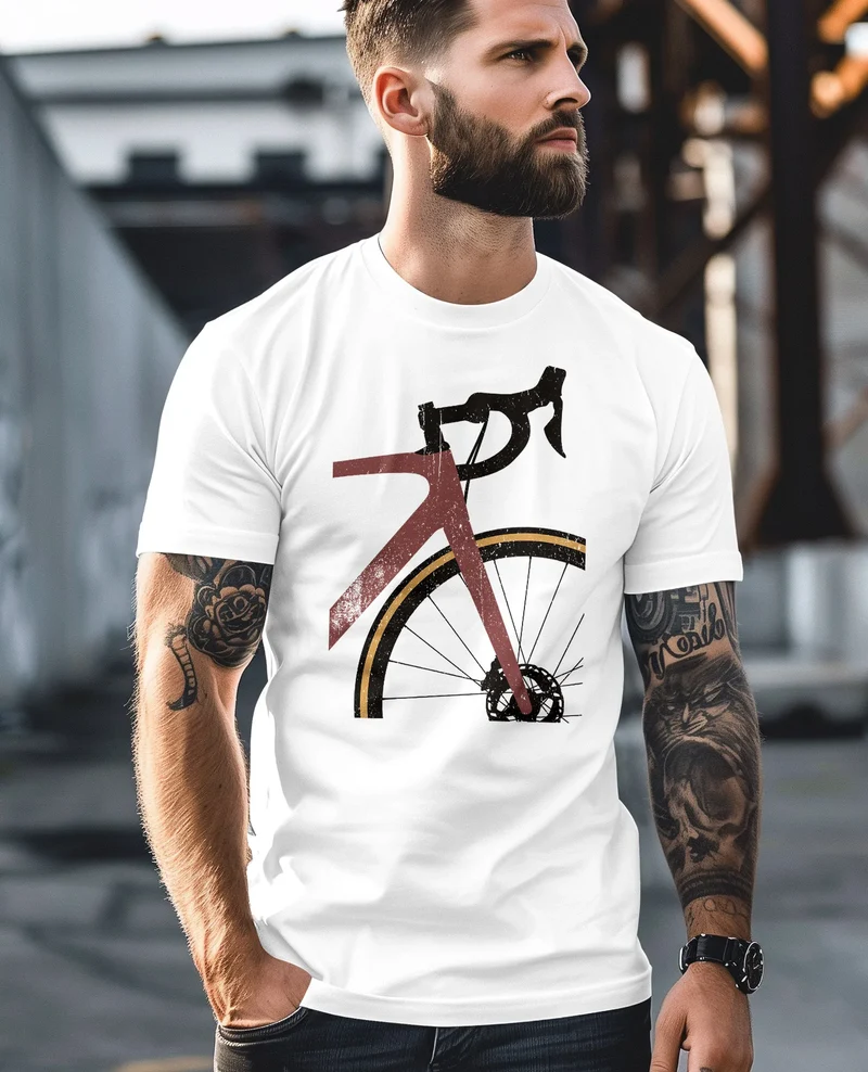 Herren T-Shirt Fahrrad Bike Radfahrer Sommer Outdoor Fashion Streetstyle